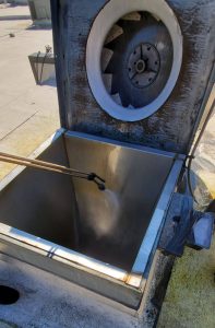 Taking Grease of kitchen exhuast vent